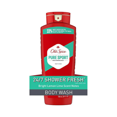 Old Spice High Endurance Body Wash 24 Fl Oz (Pack of 4)
