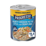 Progresso Rich & Hearty Chicken Pot Pie Soup 18.5 Oz (Pack of 12)