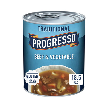 Progresso Traditional Beef & Vegetable Soup 19 Oz (Pack of 12)