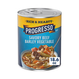 Progresso Rich & Hearty Savory Beef Barley Vegetable Soup 18.6 Oz (Pack of 12) - view 2