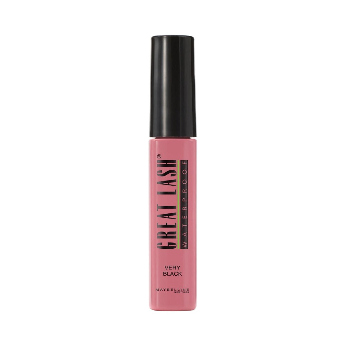 Maybelline Great Lash Waterproof Mascara Very Black 0.43 Oz (Pack of 72)