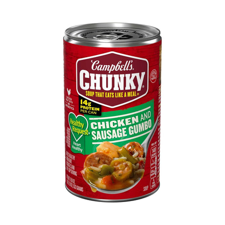 Campbell's Chunky Chicken & Sausage Gumbo 18.8 Oz (Pack of 12)