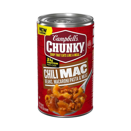 Campbell's Chunky Chili Mac Soup 18.8 Oz (Pack of 12)
