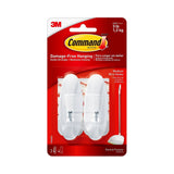 Command Medium Wire Hooks White 10cm (Pack of 24) - view 2