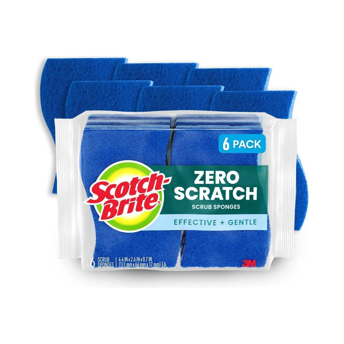 Scotch-Brite Non-Scratch Scrub Sponges (Pack of 6)