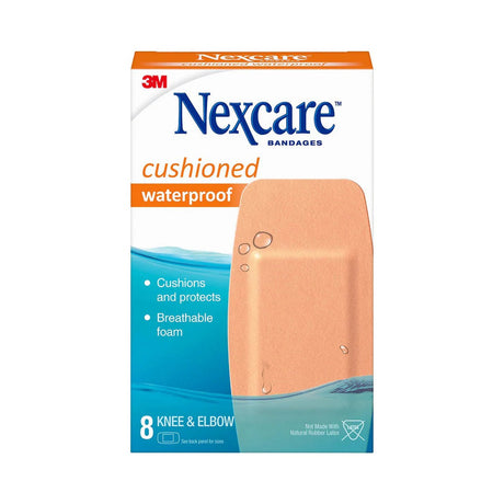 3M Nexcare Active Waterproof Bandages Knee/Elbow (Pack of 24)