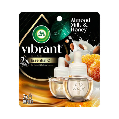 Air Wick Vibrant Plug-In Scented Oil Refills 2 Count (Pack of 6)