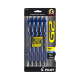 Pilot G2 Retractable Gel Pens Fine Point Blue (Pack of 48)