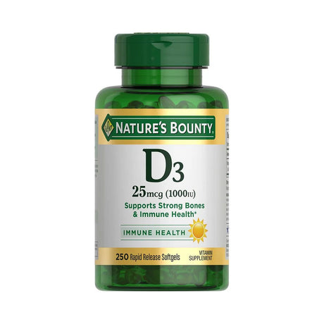 Nature's Bounty Vitamin D3 1000 IU (Pack of 24)