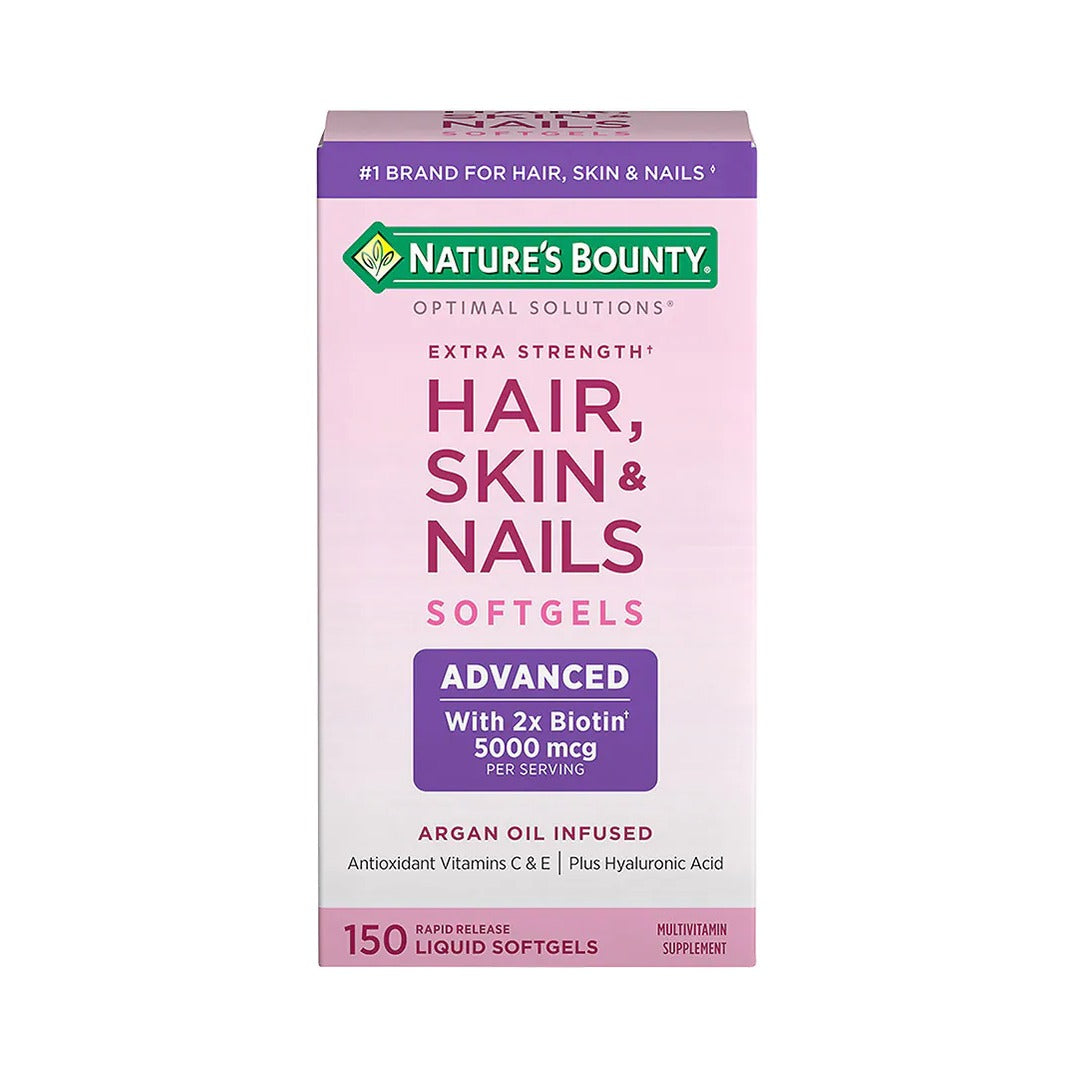Nature's Bounty Optimal Solutions Hair, Skin & Nails 150 Count (Pack of 24) - view 2