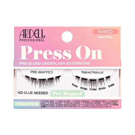 Ardell Press On Pre-Mapped Underlash Extensions Naked Natural (Pack of 72)
