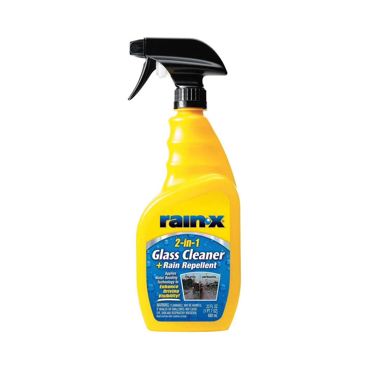 Rain-X Glass Cleaner + Rain Repellent 23 Oz (Pack of 6)