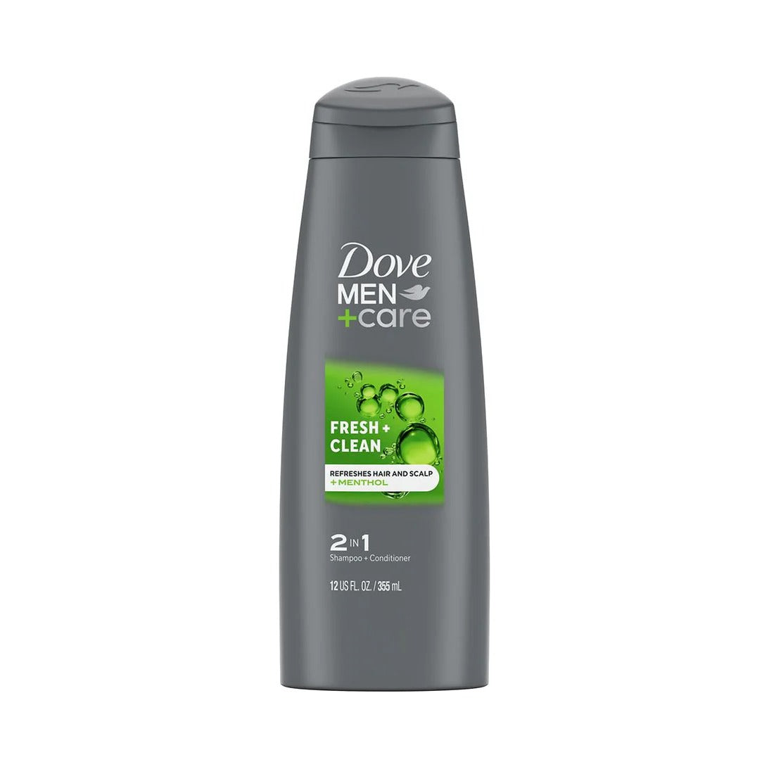 Dove Men+Care Fresh Clean 2-in-1 Shampoo 12 Oz (Pack of 6)