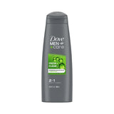 Dove Men+Care Fresh Clean 2-in-1 Shampoo 12 Oz (Pack of 6)