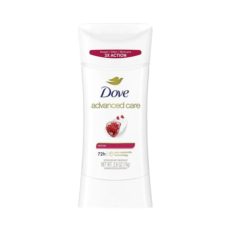 Dove Advanced Care Antiperspirant Deodorant Stick Revive 2.6 Oz (Pack of 12)