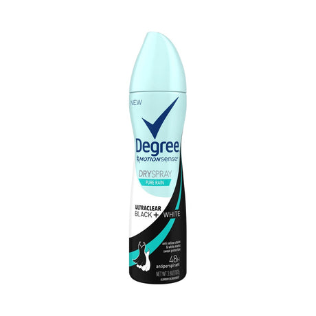 Degree UltraClear Black+White Antiperspirant 3.8 Oz (Pack of 12)
