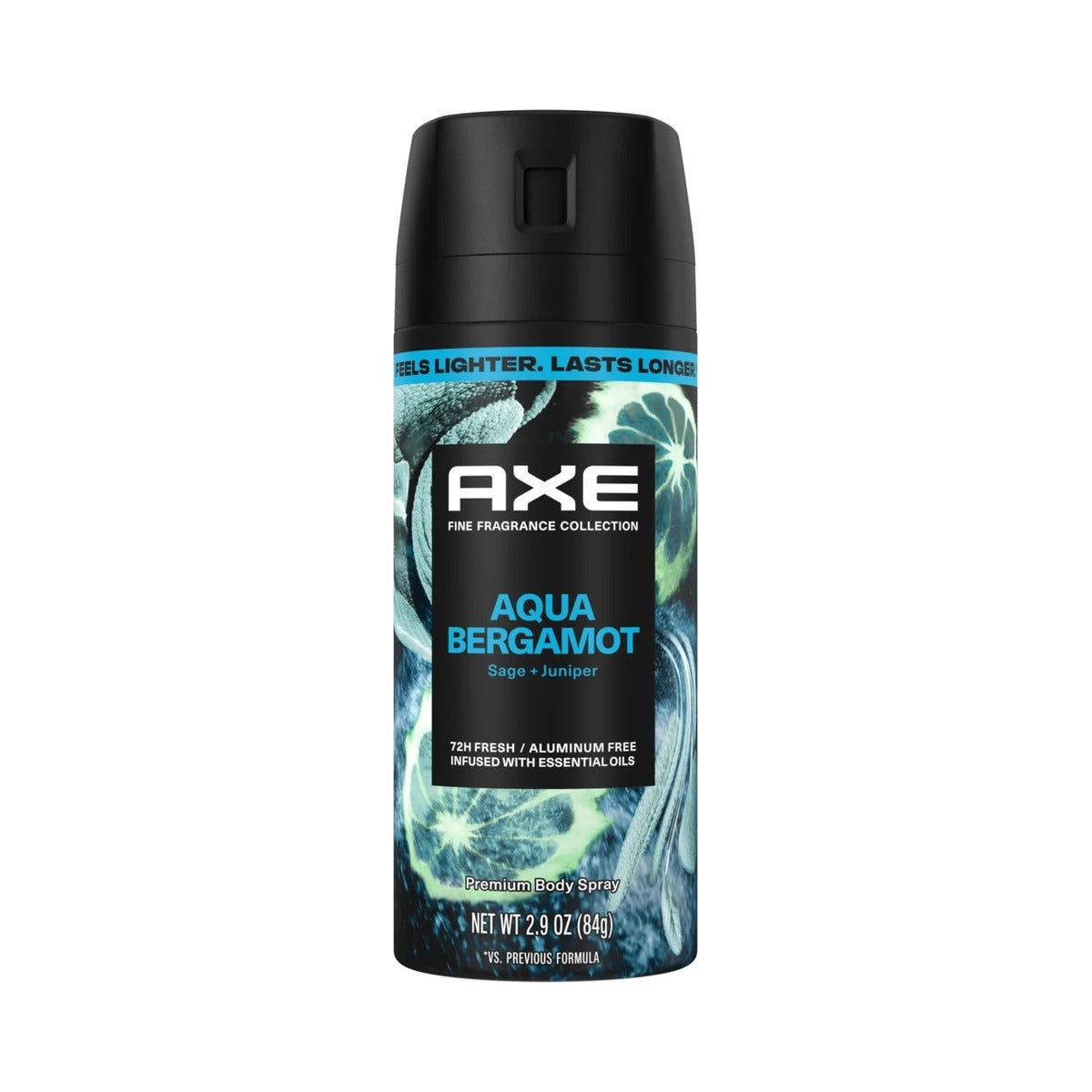 AXE Aqua Bergamot Body Spray 2.9 Oz (Pack of 12)