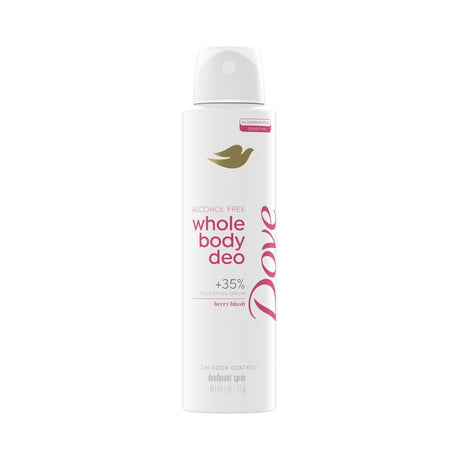 Dove Whole Body Deodorant Spray Berry Blush 4 Oz (Pack of 12) - view 2