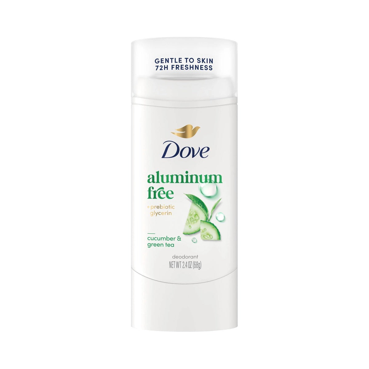 Dove Deodorant Stick Cucumber & Green Tea 2.4 Oz (Pack of 12)