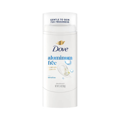 Dove Beauty Aluminum-Free Deodorant Stick 2.4 Oz (Pack of 12)