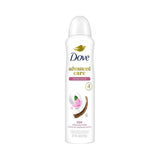 Dove Advanced Care Antiperspirant Dry Spray Caring Coconut 3.8 Oz (Pack of 12)