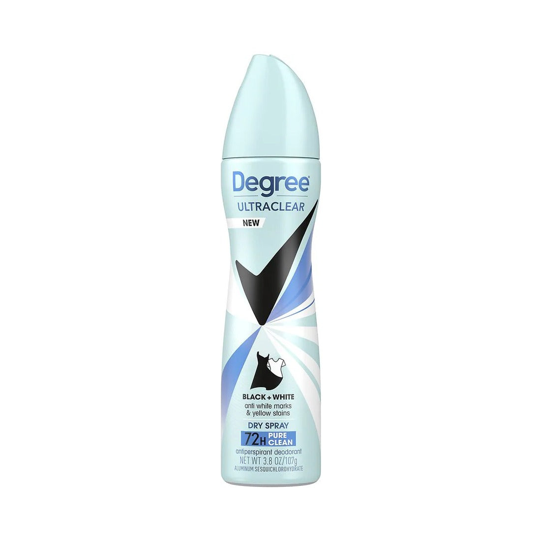 Degree Ultra Clear Antiperspirant Deodorant Dry Spray 3.8 Oz (Pack of 12)