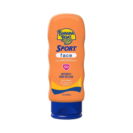 Banana Boat Sport Face Lotion SPF 50 3 Oz (Pack of 12)