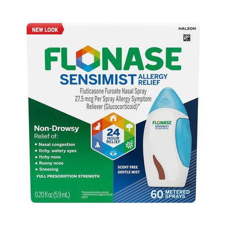 Flonase Sensimist Nasal Spray 0.34 Oz (Pack of 12)