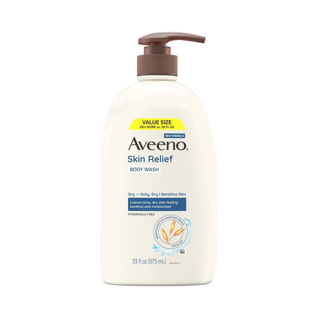 Aveeno Skin Relief Body Wash 33 Oz (Pack of 6)