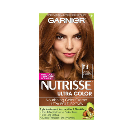 Garnier Nutrisse Hair Color Creme B4 Caramel Chocolate (Pack of 12) - view 3
