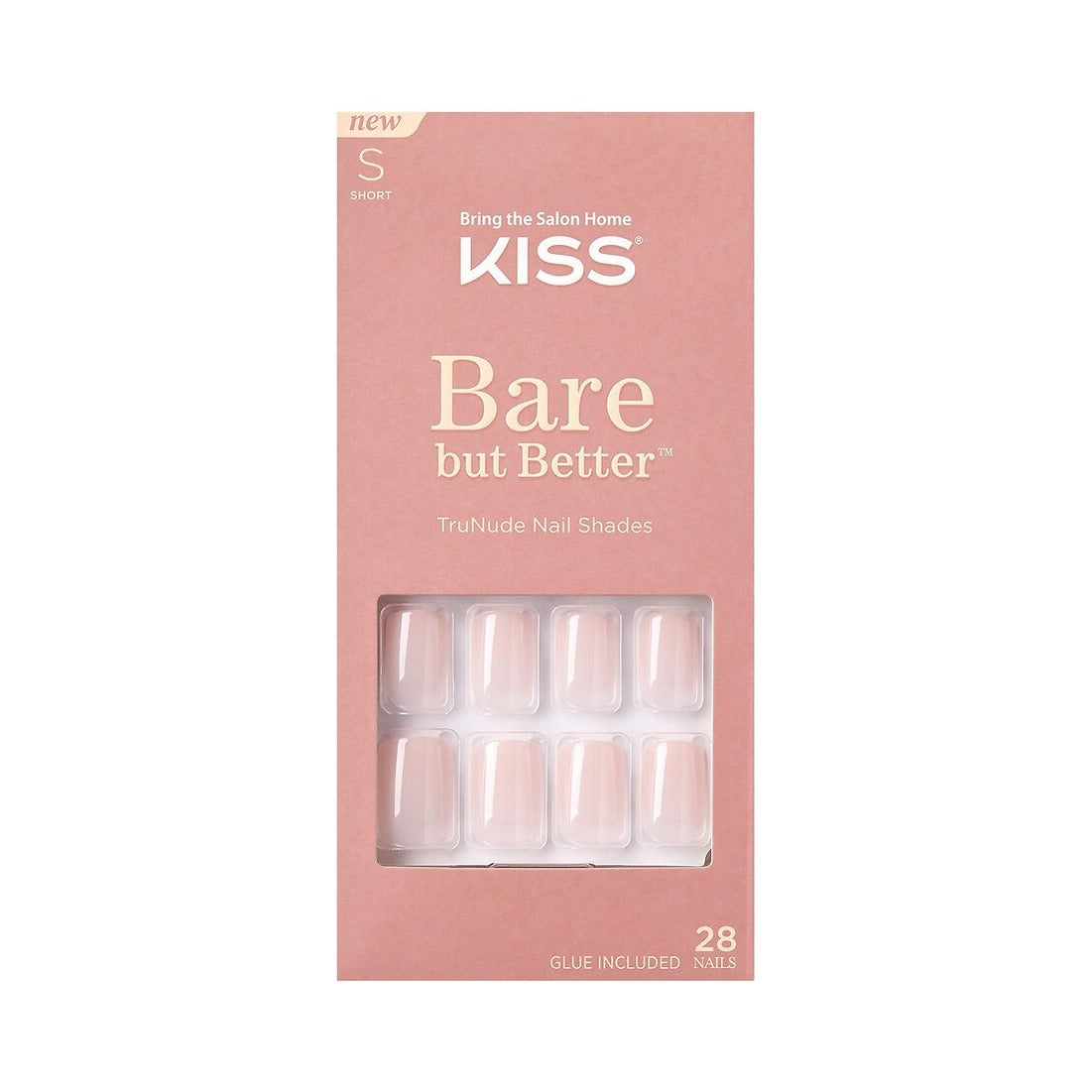 KISS Bare But Better Press On Nails 28 Count (Pack of 36) - view 2
