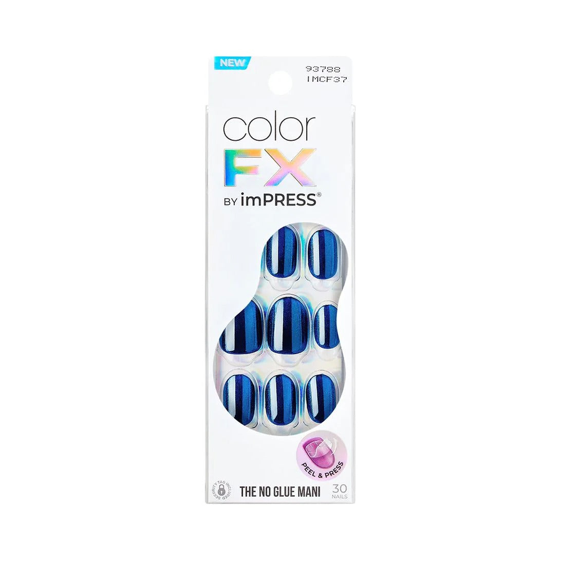imPRESS ColorFX Press-On Nails Short Oval M (Pack of 36)