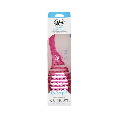 Wet Brush Hair Detangler Pink Glitter (Pack of 24)