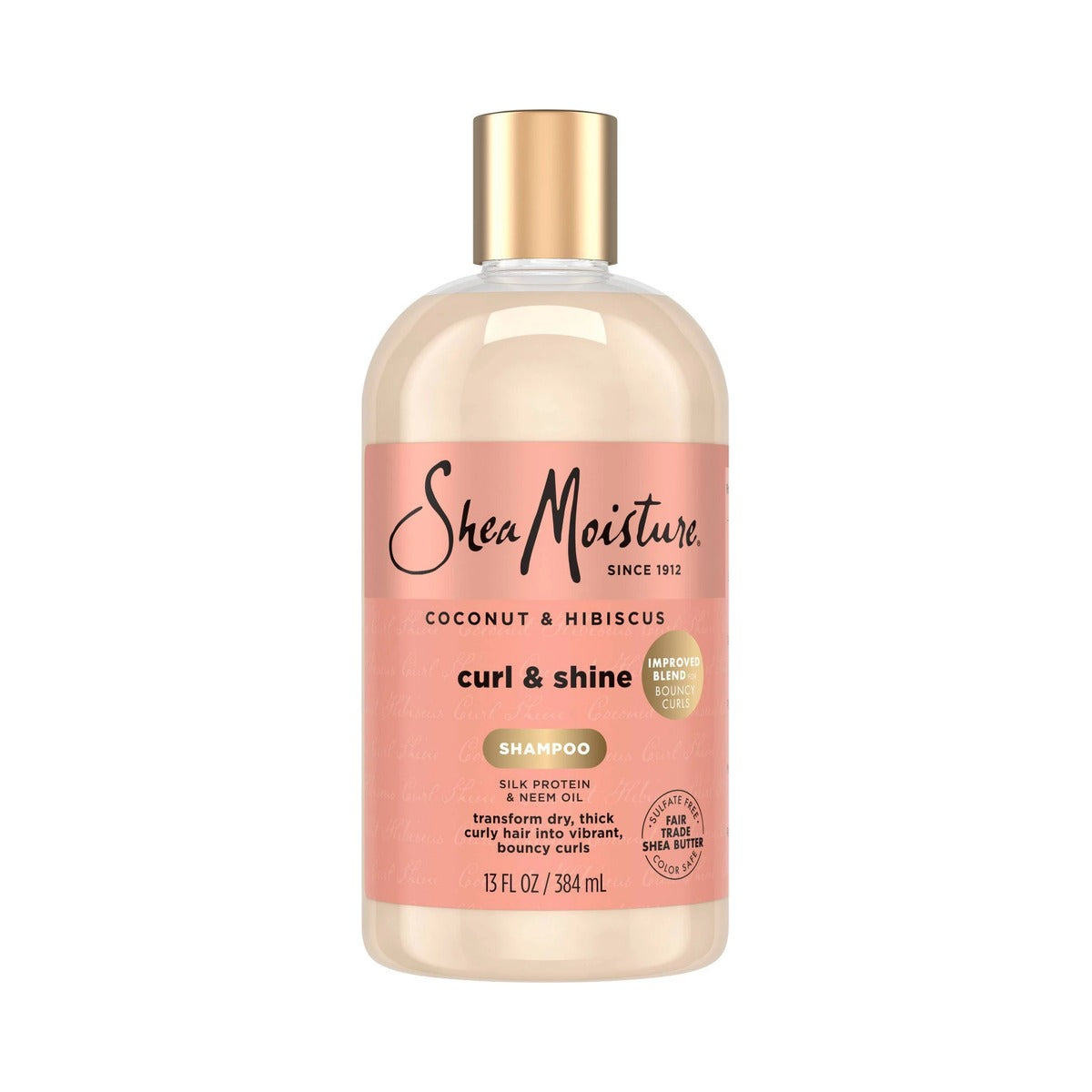 SheaMoisture Coconut & Hibiscus Curl and Shine Shampoo 13 Oz (Pack of 4) - view 2