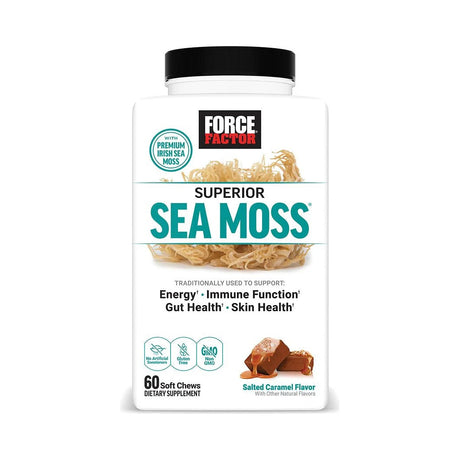 Force Factor Sea Moss Soft Chews Salted Caramel 60ct (Pack of 12) - view 2