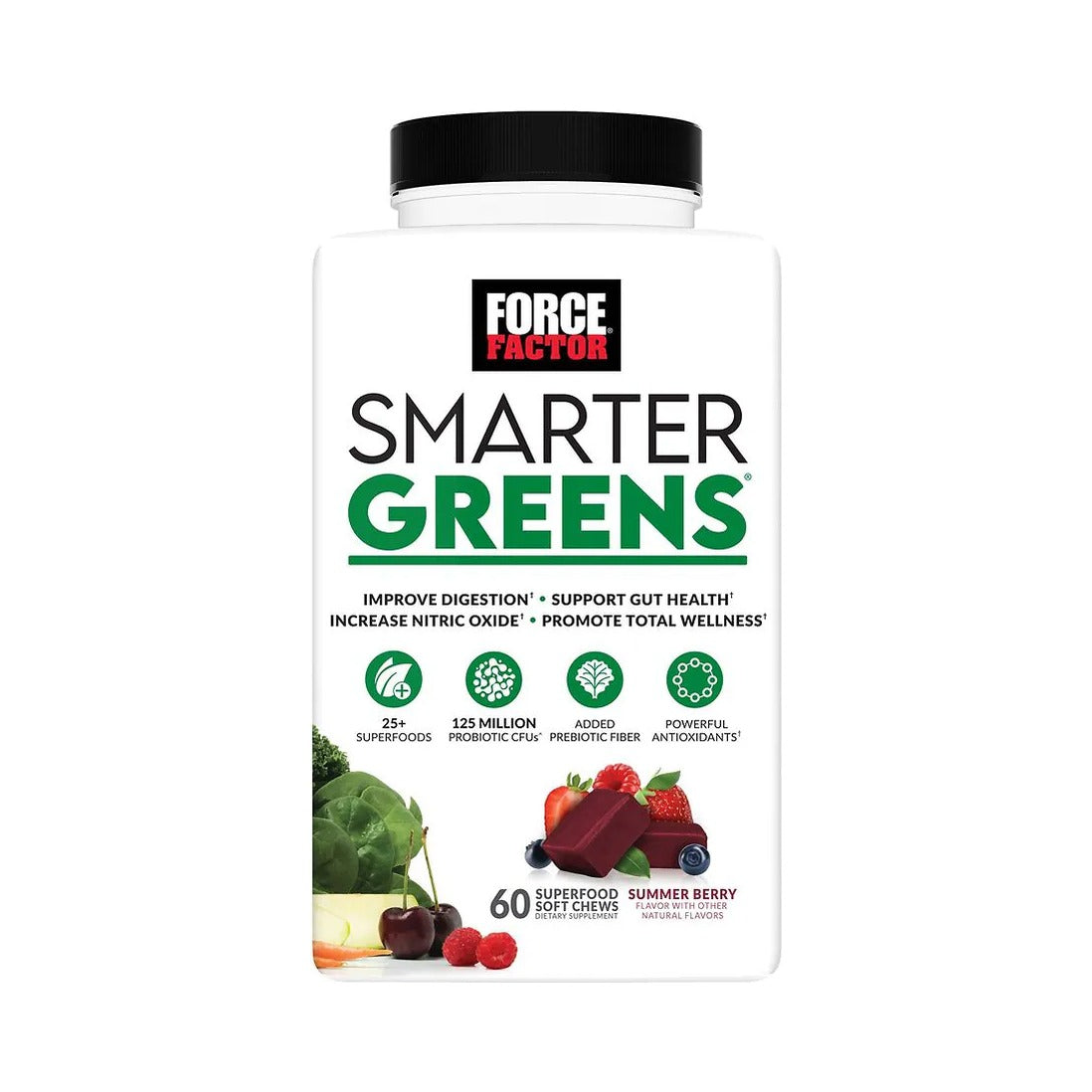 Force Factor Smarter Greens Soft Chews 60 Count (Pack of 12) - view 2