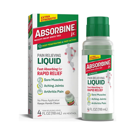 Absorbine Jr. Pain Relief Liquid 4 Oz (Pack of 12) - view 2