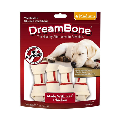 DreamBone Chicken & Vegetable Medium Dog Chews (Pack of 24) - view 3