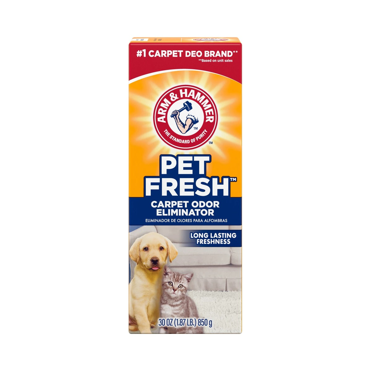 Arm & Hammer Pet Fresh Carpet Odor Eliminator 30 Oz (Pack of 6)
