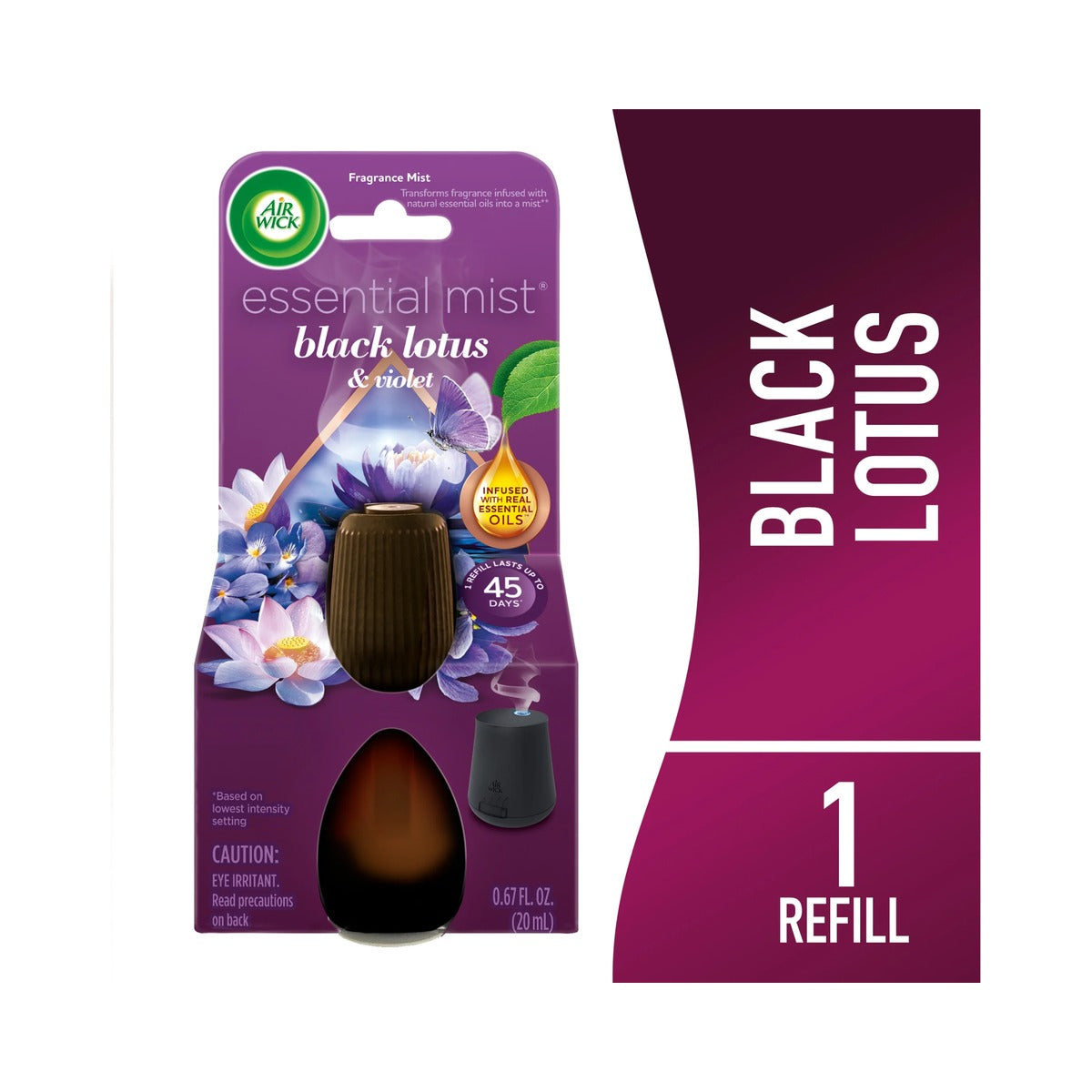 Air Wick Essential Mist Black Lotus and Violet Refill (Pack of 6)