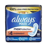Always Maxi Pads Overnight Unscented 28 Ct (Pack of 6) - view 2