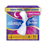 Always Radiant Overnight Pads Size 4 (Pack of 12)