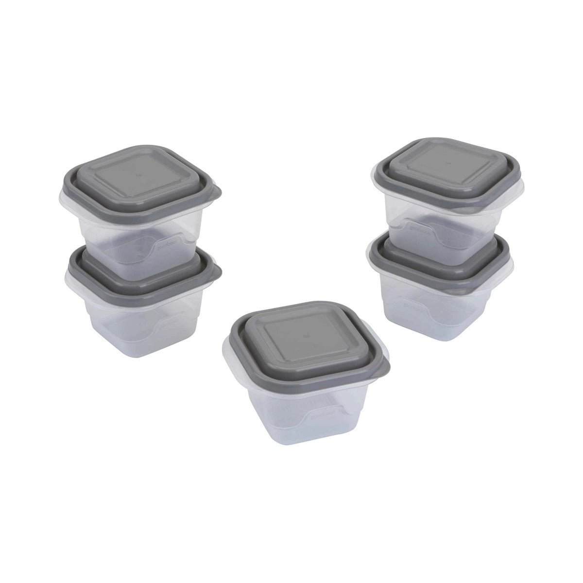 GoodCook EveryWare Square Container 2.1 Cup (Pack of 8)
