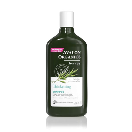 Avalon Biotin All Natural B-Complex Therapy Shampoo 11 Oz (Pack of 6)