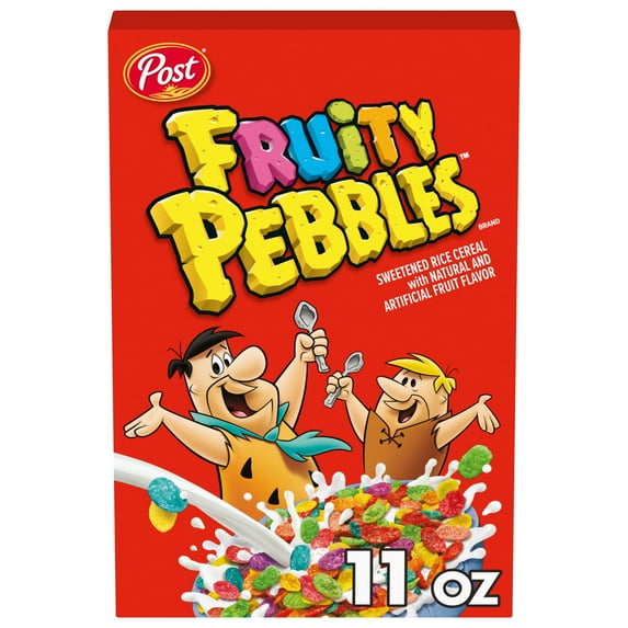 Post Fruity Pebbles Breakfast Cereal 11 OZ (Pack of 12)