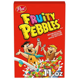 Post Fruity Pebbles Breakfast Cereal 11 OZ (Pack of 12)
