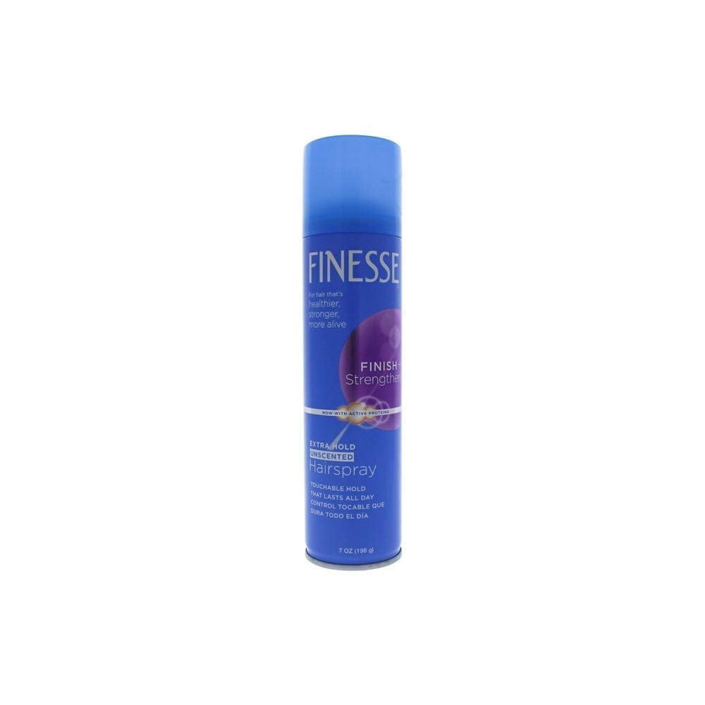 Self Adjusting Extra Hold Unscented Hair Spray Finesse 7 OZ (Pack of 12)