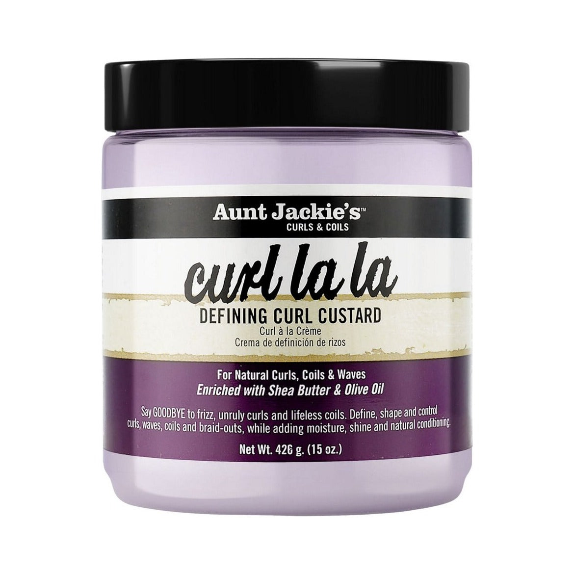 Aunt Jackie's Curl La La Defining Curl Custard 15 Oz (Pack of 12) - view 3
