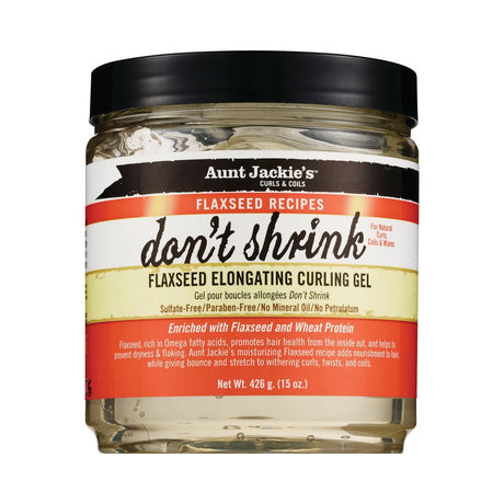 Aunt Jackie's Flaxseed Don't Shrink Curling Gel 15 Oz (Pack of 12) - view 3