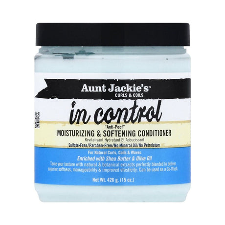 Aunt Jackie's Curls & Coils In Control Softening Conditioner 15 Oz (Pack of 12)